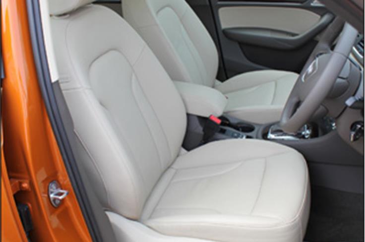 The front seats are just as comfortable as either the Q5 or Q7&#8217;s, if not as large.